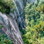 Hickory Nut Falls in late summer