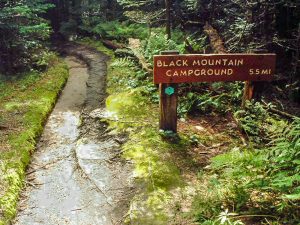 Black Mountain Campground Sign