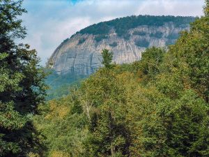 View of Looking Glass Rock from FS 475