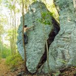 Split Rock in Pinnacle Park