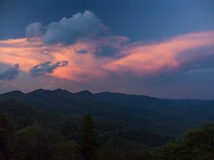 Developing Storm Sunset