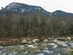 Chimney Rock above Broad River