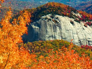 Looking Glass Rock in Fall Color