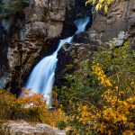 Linville Falls in Fading Sunlight