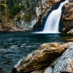 View of Linville Falls from Plunge Basin