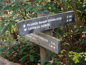 Linville Falls Trail Signs