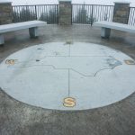 Mount Mitchell Viewing Platform Compass