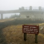 Mount Mitchell Summit in Fog