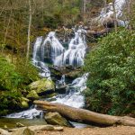 Lower Catawba Falls with Beach Area