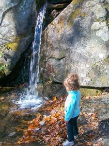 Kid-Sized Waterfall on the Julia Woodward Trail
