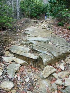 Rocky Section of Stone Mountain Trail