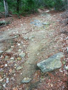 Rocky Section of Stone Mountain Trail