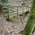 Bridge Over Gully on the North Slope Trail