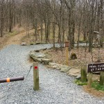 Gate at Elk Knob Trail Parking