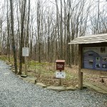 Signs at the Elk Knob Trailhead