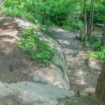 Switchback on Rock Outcrop