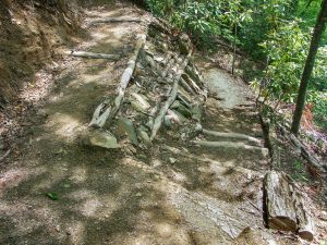 Steep Switchback on the Main Access Trail