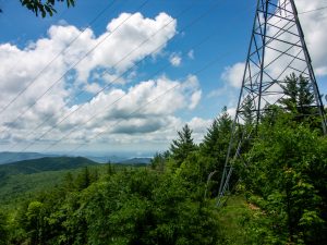 View Down the Powerline ROW