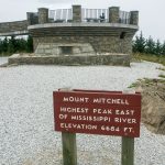 Mount MItchell Sign and Observation Platform