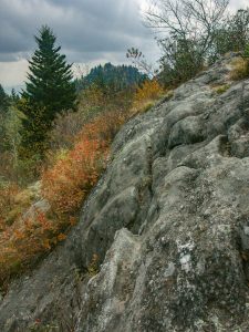 Rock Outcrop beside Little Sam Trail