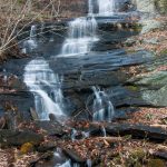 Waterfall beside Barnett Branch Trail