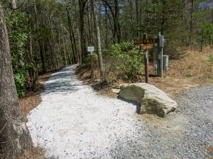 Start of the High Falls Trail