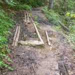 Muddy Section of the Butter Gap Trail