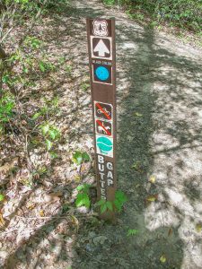 Butter Gap trail sign