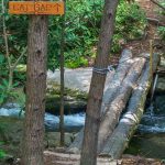 Cat Gap Loop Trail Sign and Bridge