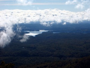 North Shore of Lake James from Linville Gorge.