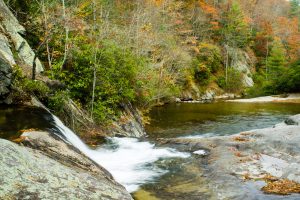 Hunt-Fish Falls and Pool in Fall Color