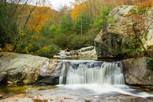 Hunt-Fish Falls in Fall Color