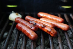 Hot Dogs on the Grill