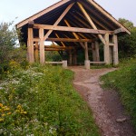 Craggy Gardens Shelter at Sunset