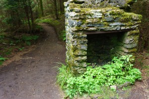 Chimney beside the Appalachian Trail