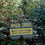 Poundingmill Hiker Trail Sign