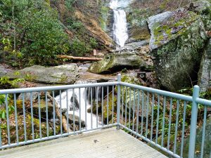 Observation Deck at Toms Creek Falls