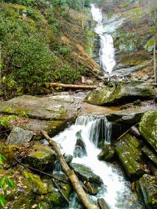 Toms Creek Falls from the New Observation Deck