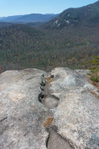 Erosion Potholes on Slate Rock