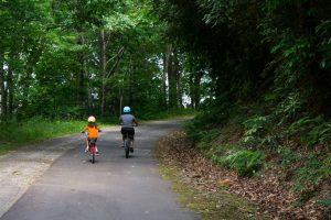 Riding the Point Lookout Trail