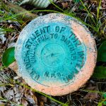 Survey Marker on Snowball Mountain