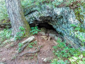 Small Cave Beside the Trail