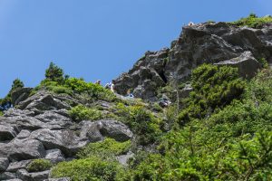 Climbing MacRae Peak