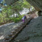 Ladder and Overhang on MacRae Peak