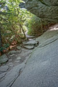 Rock Overhang on the Grandfather Trail