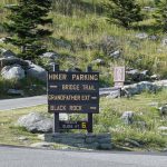 Hiker Parking Sign