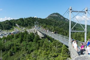 Swinging Bridge and MacRae Peak