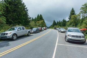 Overflowing Parking Area at the Art Loeb Trail