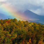 Rainbow over Fall Color