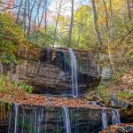 Grassy Creek Falls in Autumn Color